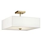 Kichler 43693NBR 3-Lights Shailene 225W Semi-Flush Mount Ceiling Light