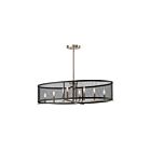 Kichler 43712PN 8-Lights Polished Nickel 60W Oval Chandelier