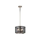 Kichler 43713PN 4-Lights Polished Nickel 60W Convertible Pendant