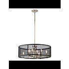 Kichler 43715PN 8-Lights Polished Nickel 60W Round Chandelier