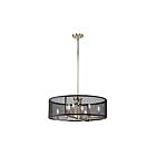 Kichler 43715PN 8-Lights Polished Nickel 60W Round Chandelier