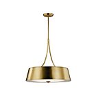 Kichler 43742NBR 4-Lights Natural Brass 100W Round Chandelier
