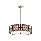 Kichler 43753AUB 4-Lights Auburn Stained 100W Convertible Pendant