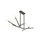 Kichler 43795BK 7-Lights Black 60W 1-Tier Chandelier