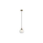 Kichler 43852NBR 1-Light Natural Brass 100W Mini Pendant