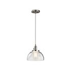 Kichler 43853NI 1-Light Brushed Nickel 100W Mini Pendant