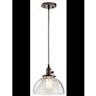 Kichler 43853OZ 1-Light Olde Bronze 100W Mini Pendant
