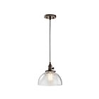Kichler 43853OZ 1-Light Olde Bronze 100W Mini Pendant
