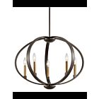 Kichler 43871OZ 5-Lights Olde Bronze 60W Round Chandelier