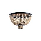 Kichler 43893DBK 5-Lights Distressed Black 60W Flush Mount Ceiling Light