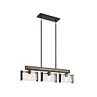 Kichler 43896OZ 3-Lights Olde Bronze 100W Linear Chandelier