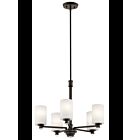 Kichler 43923OZ 5-Lights Olde Bronze 100W 1-Tier Chandelier