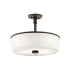 Kichler 43925OZ 3-Lights Olde Bronze 100W Convertible Pendant