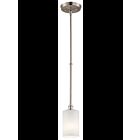 Kichler 43927NI 1-Light Brushed Nickel 100W Mini Pendant