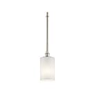 Kichler 43927NI 1-Light Brushed Nickel 100W Mini Pendant