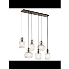 Kichler 43950OZ 6-Lights Olde Bronze 75W Linear Chandelier