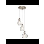 Kichler 43952NI 3-Lights Brushed Nickel 75W Pendant