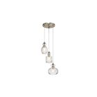 Kichler 43952NI 3-Lights Brushed Nickel 75W Pendant