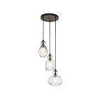 Kichler 43952OZ 3-Lights Olde Bronze 75W Pendant