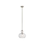 Kichler 43955NI 1-Light Brushed Nickel 100W Pendant