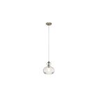Kichler 43956NI 1-Light Brushed Nickel 75W Mini Pendant