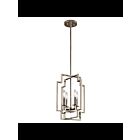 Kichler 43964PN 4-Lights Polished Nickel 60W Foyer Pendant