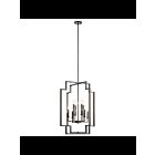 Kichler 43966MCH 4-Lights Midnight Chrome 60W Foyer Chandelier