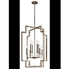 Kichler 43966PN 8-Lights Polished Nickel 60W Foyer Chandelier