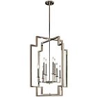 Kichler 43966PN 8-Lights Polished Nickel 60W Foyer Chandelier