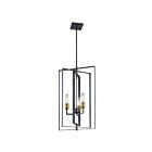 Kichler 43983BK 3-Lights Black 100W Foyer Pendant