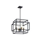 Kichler 43984BK 4-Lights Black 100W Pendant
