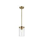 Kichler 43996NBR 1-Light 100W Natural Brass Pendant