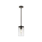 Kichler 43996OZ 1-Light Olde Bronze 100W Mini Pendant