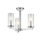 Kichler 43997CH 3-Lights Chrome 60W 1-Tier Chandelier