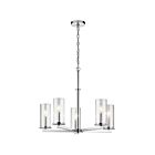 Kichler 43999CH 5-Lights Chrome 60W 1-Tier Chandelier