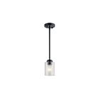 Kichler 44032BK 1-Light Black 75W Mini Pendant