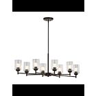 Kichler 44035OZ 8-Lights Olde Bronze 75W 1-Tier Chandelier