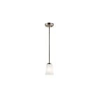 Kichler 44053NI 1-Light Brushed Nickel 75W Mini Pendant