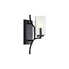 Kichler 44070DBK 1-Light Distressed Black 60W Wall Sconce