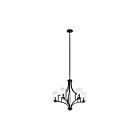 Kichler 44072DBK 5-Lights Distressed Black 60W 1-Tier Chandelier