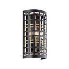 Kichler 44079BK 2-Lights Black 60W Wall Sconce