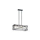 Kichler 44081BK 5-Lights Black 75W Linear Chandelier