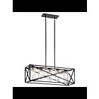 Kichler 44081BK 5-Lights Black 75W Linear Chandelier