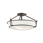 Kichler 44086OZ 4-Lights Olde Bronze 75W Semi-Flush Mount Ceiling Light