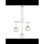 Kichler 44131PN 3-Lights Polished Nickel 75W Linear Chandelier