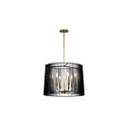 Kichler 44167BK 6-Lights Black 60W Round Chandelier