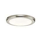 Kichler Zero 44246NILED40 Brushed Nickel 18.5W Round Flush Mount
