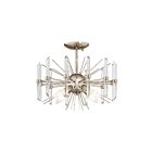 Kichler 44277PN 4-Lights Polished Nickel 60W Semi-Flush Mount Ceiling Light