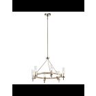 Kichler 44284WWW 6-Lights White Washed Wood 40W 1-Tier Chandelier