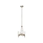 Kichler 44286WWW 3-Lights White Washed Wood 40W Mini Chandelier